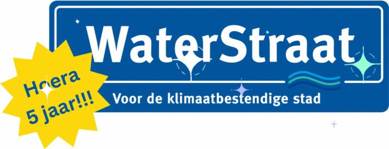 Logo vijf jaar waterstraat